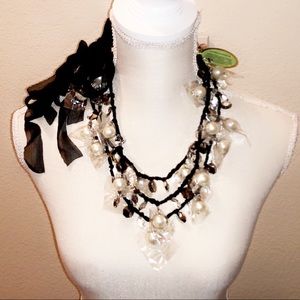 🆕SPRING STREET Layer Crystal Statement Necklace